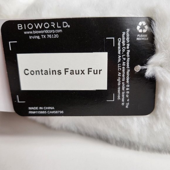 Rudolph Red Nosed Reindeer Slippers Abominable Snowman Sz 7/8 Christmas Toddler - Picture 7 of 16